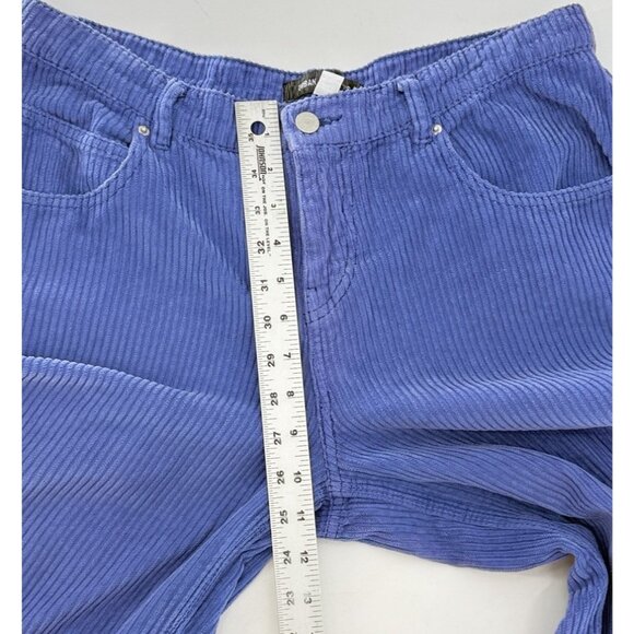 Urban Outfitters BDG Pants Blue Corduroy Cargo Wide Leg Baggy Y2K Grunge Punk 30 - Picture 7 of 10